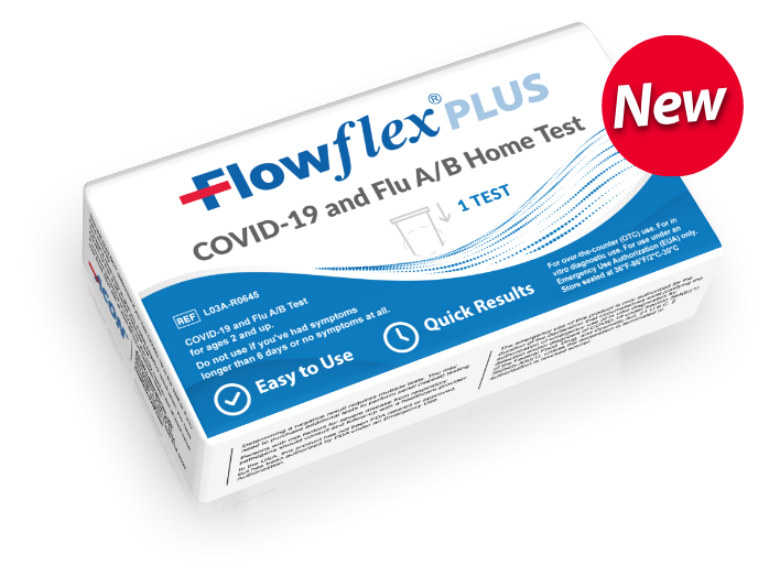 FlowFlex Plus COVID-19 Flu combo test